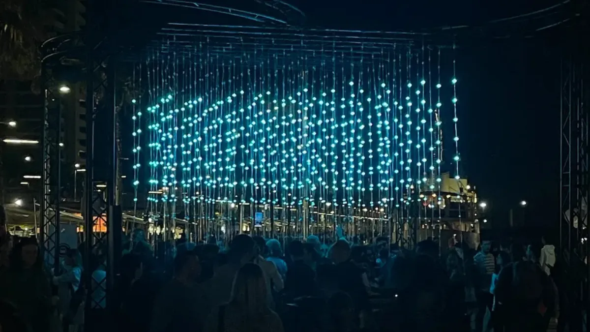 Pixel curtain LED